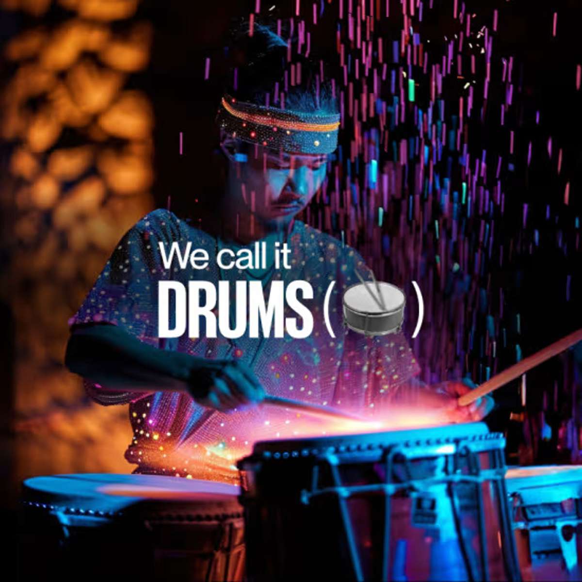 We call it Drums: Movie Soundtracks in an LED Percussion Show